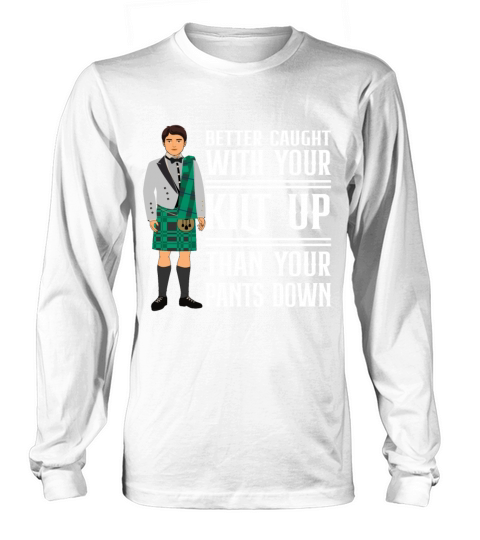 How To Wear The Kilt Design For A Tartan Kilt Guy Long sleeved Unisex