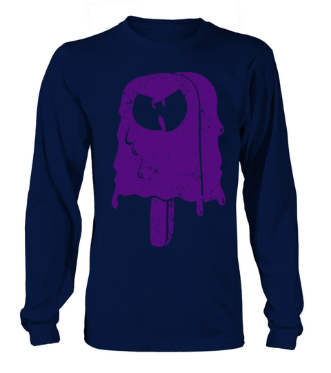 icecream wutang dark purple Long sleeved Unisex