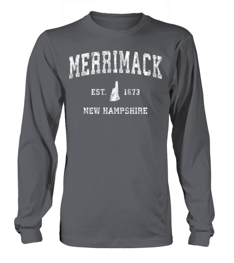 Merrimack New Hampshire Nh Vintage Athletic Sports Long sleeved Unisex