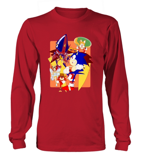 Sonic ova jpn cover Long sleeved Unisex