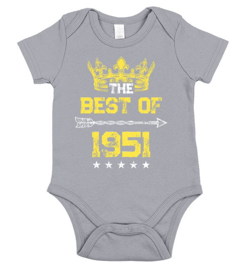 1951 best of birthday Short Sleeve Baby One-Piece