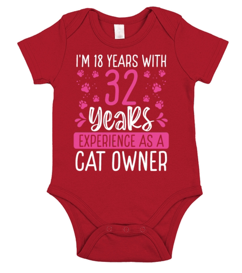 50 Year Old Cat Dad Kitten Cat Mom 50th Birthday Short Sleeve Baby One-Piece