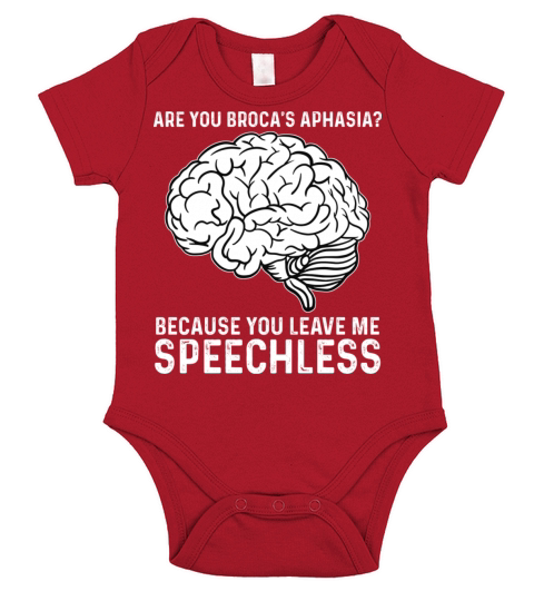 Are you Brocas Aphasia Funny Psychology Short Sleeve Baby One-Piece