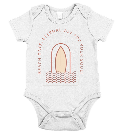 Beach Days Eternal Joy for Your Soul summer here Short Sleeve Baby One-Piece