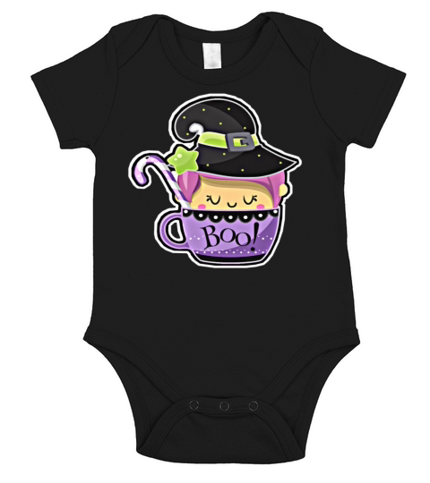 Boo Halloween Short Sleeve Baby One-Piece