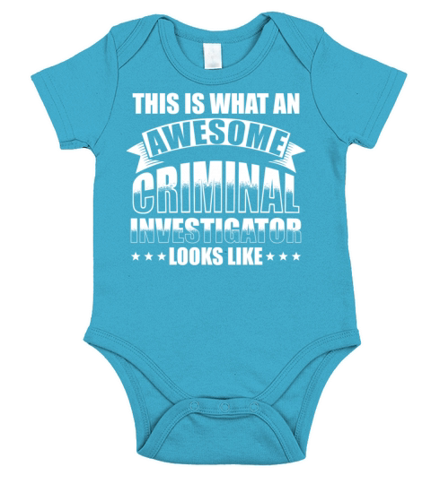Criminal investigator Short Sleeve Baby One-Piece