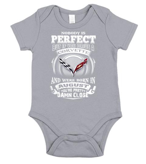 DRIVE A CORVETTE AUGUST Short Sleeve Baby One-Piece