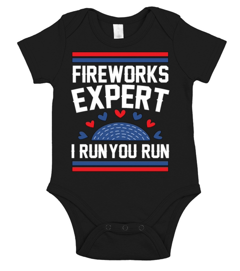 Fireworks Expert I Run you Run Short Sleeve Baby One-Piece