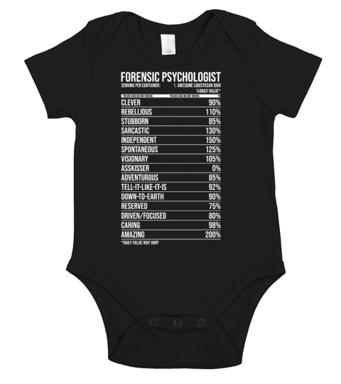 Forensic Psychologist Daily Value Short Sleeve Baby One-Piece