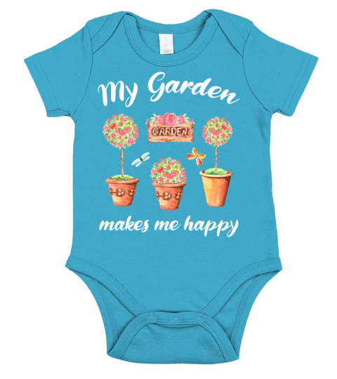 Garden Quote Hobby Gardener Gift Idea Short Sleeve Baby One-Piece