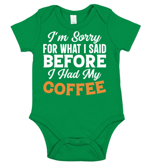 Gift For Coffee T Shirt Short Sleeve Baby One-Piece