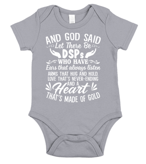 God Said Let There Be Direct Support Professionals Short Sleeve Baby One-Piece