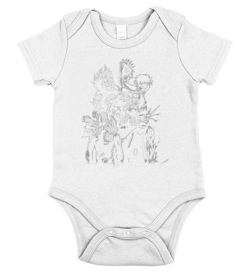 Goku Luffy Naruto Ichigo Natsu SHIRT T-Shirt Short Sleeve Baby One-Piece