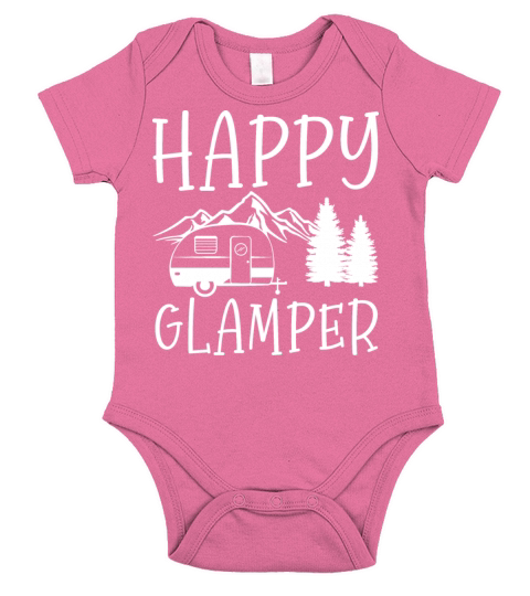 happy glamper Short Sleeve Baby One-Piece
