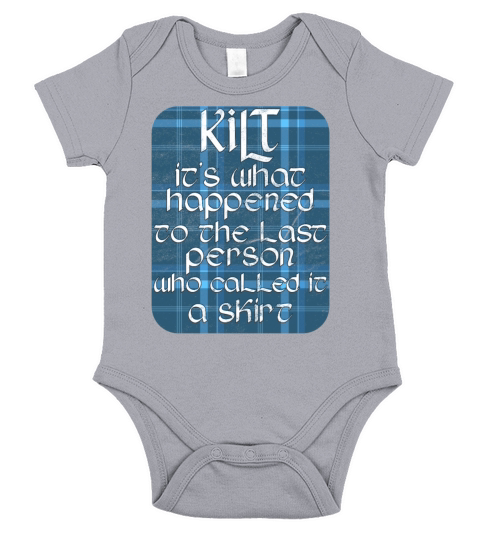 How To Wear The Kilt Design For A Tartan Kilt Guy Short Sleeve Baby One-Piece
