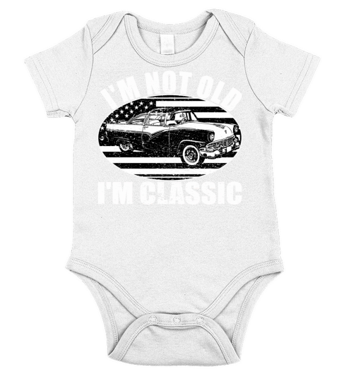 Im Not Old Im Classic Short Sleeve Baby One-Piece