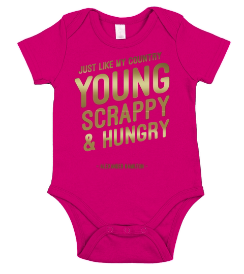 Just Like My Country Young Scrappy And Hungry - Ladies Flowy Tank Short Sleeve Baby One-Piece