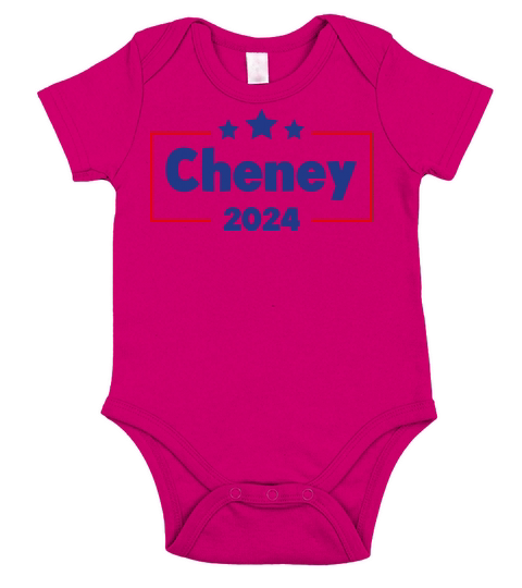 Liz Cheney 2024 For President Short Sleeve Baby One-Piece