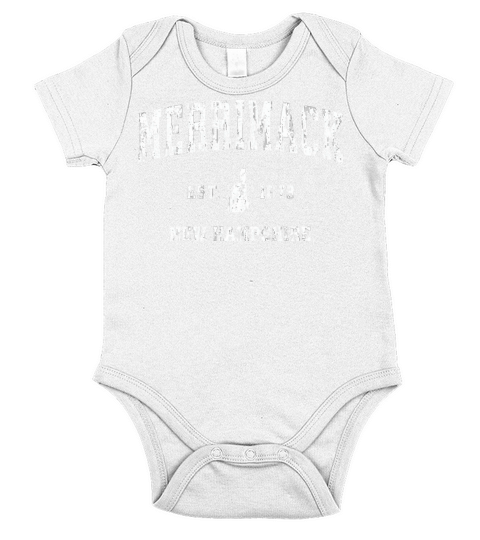 Merrimack New Hampshire Nh Vintage Athletic Sports Short Sleeve Baby One-Piece