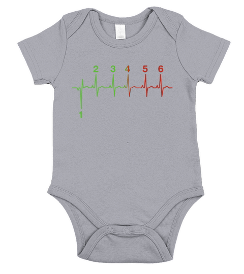 motorcycle-gear-shift-heartbeat Short Sleeve Baby One-Piece