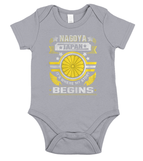 Nagoya Japan its where my story begins Short Sleeve Baby One-Piece