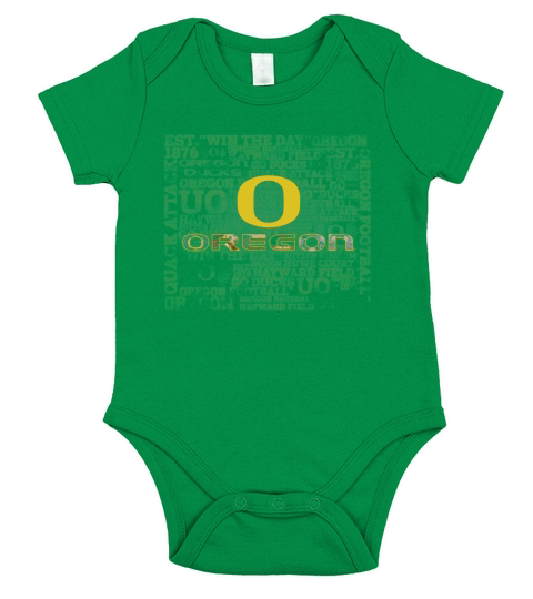 Oregon Ducks Short Sleeve Baby One-Piece