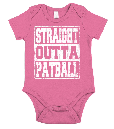 Patball Saying Funny Short Sleeve Baby One-Piece