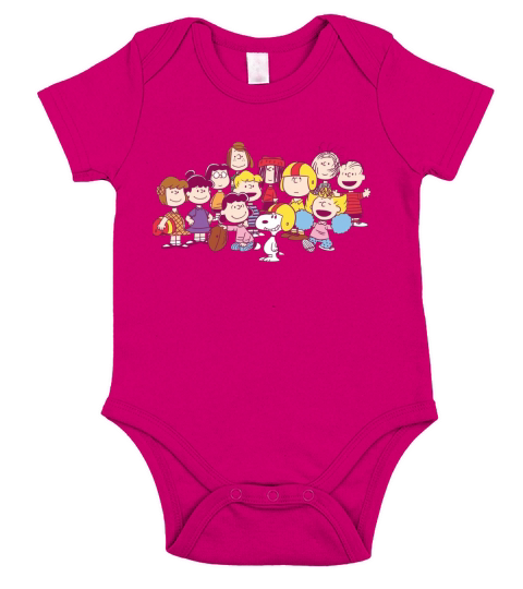 Peanuts Gang t Shirt Short Sleeve Baby One-Piece