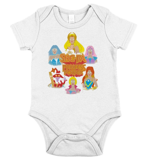 She-Ra Princess of Power-Girls of The Great Rebellion-Color shirt Short Sleeve Baby One-Piece