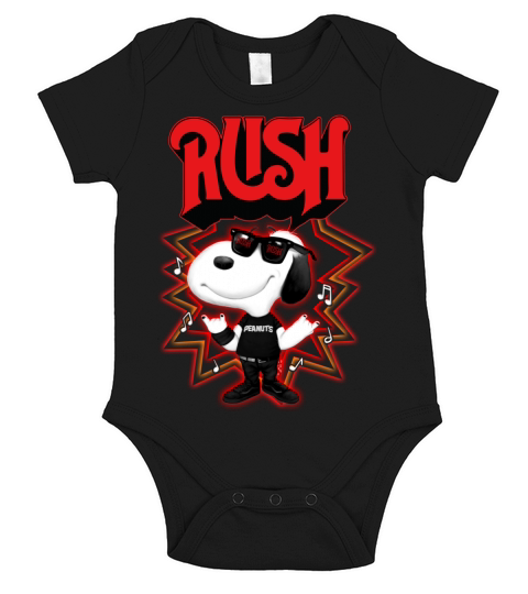 snoopy Rush Short Sleeve Baby One-Piece