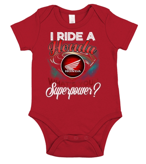 SUPERPOWER HONDA MOTOR Short Sleeve Baby One-Piece