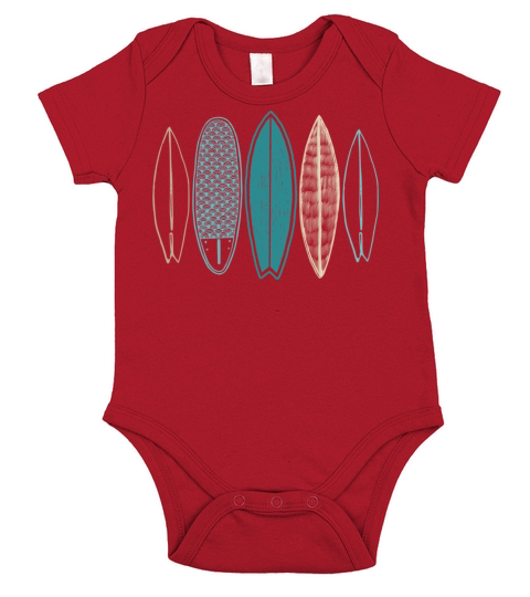 surfboard Short Sleeve Baby One-Piece
