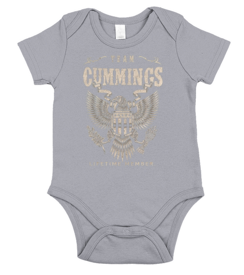Team CUMMINGS Lifetime Member Short Sleeve Baby One-Piece