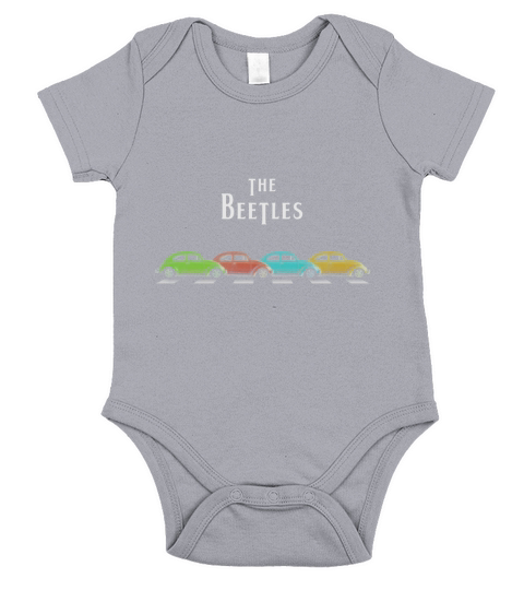 THE BEETLES Short Sleeve Baby One-Piece