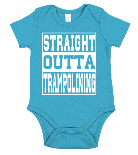 Trampolining Saying funny Short Sleeve Baby One-Piece