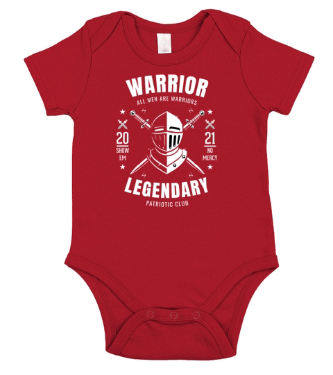 Urban Warrior Knight legendary white Short Sleeve Baby One-Piece