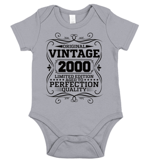 Vintage 2000 Original Limited Edition Short Sleeve Baby One-Piece