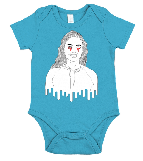 ZOMBIE GIRL T-Shirt Short Sleeve Baby One-Piece
