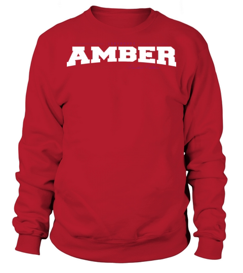 Amber Name Limited Edition Funny Retro Vintage 80s Sweatshirt Unisex