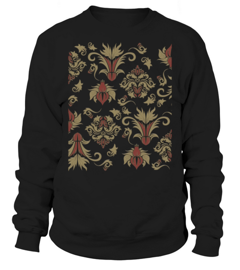 Baroque Aesthetic Pattern Old Vintage Grunge Sweatshirt Unisex