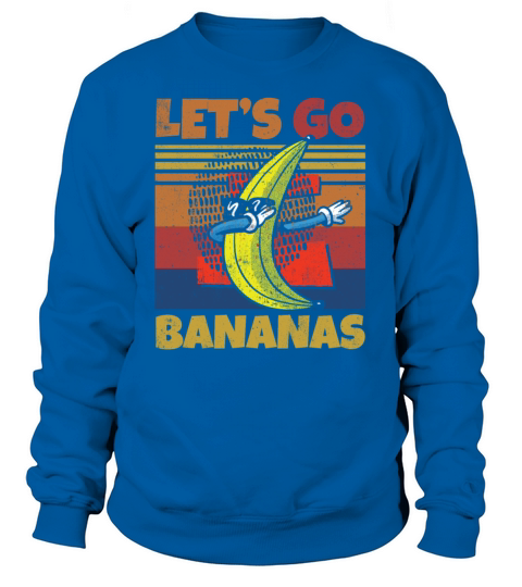 Retro Lets Bananas Funny Dab Banana Sweatshirt Unisex
