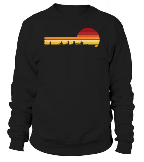 Rowing Retro Vintage Style For Rower Funny Sailing Sweatshirt Unisex