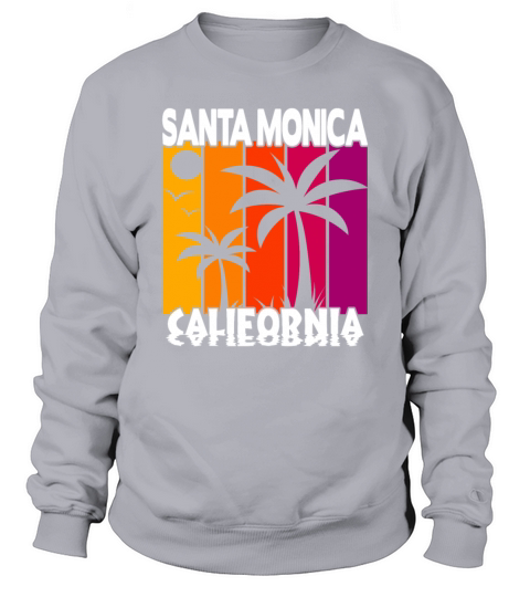Santa Monica California sunset Sweatshirt Unisex