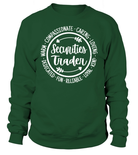 Securities Trader Investor Specialist Vintage Gift Sweatshirt Unisex