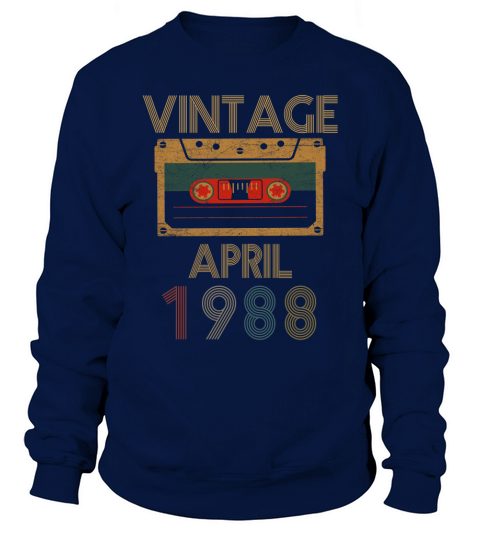 Vintage april 1988 Sweatshirt Unisex