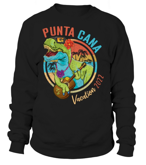 Vintage Punta Cana Vacation 2022 Tropical Summer Sweatshirt Unisex