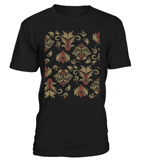 Baroque Aesthetic Pattern Old Vintage Grunge T-Shirt Unisex