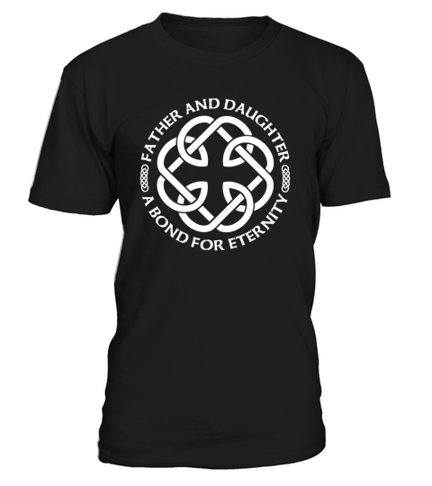 Celtic Knot Father and Daughter A Bond For Eternity Black Youth B0762W2KCF 1 T-Shirt Unisex