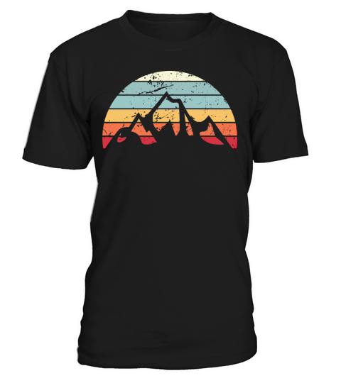 Retro Hiking Sunset Vintage hike Sunrise T-Shirt Unisex