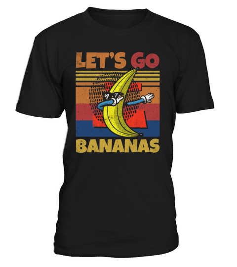 Retro Lets Bananas Funny Dab Banana T-Shirt Unisex